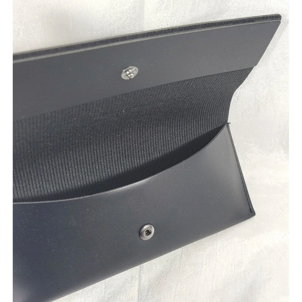 Calvin Klein Softshell Eyeglasses Sunglasses Case w/ Snap Closure - Black - NWOT